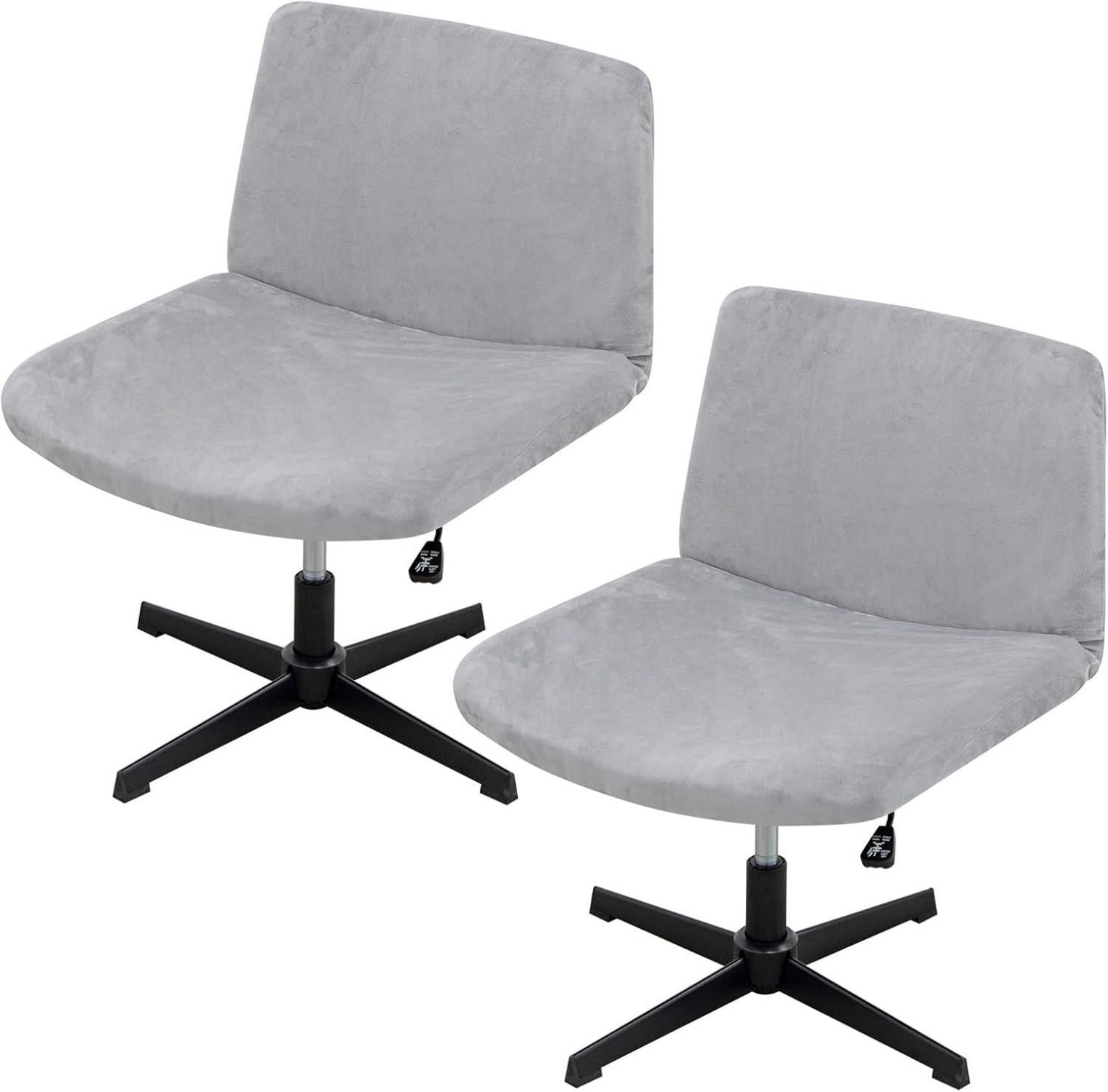Stuhlhussen 2er Set Stretch Samt Bezug für Stühle Hohe Barhocker