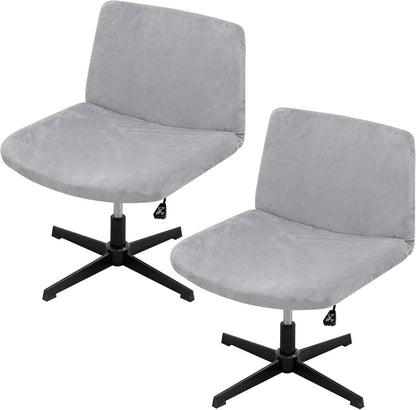 Stuhlhussen 2er Set Stretch Samt Bezug für Stühle Hohe Barhocker