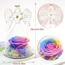 Engel Figur Rose Ewige Blume Geschenkbox 3-5 Jahre