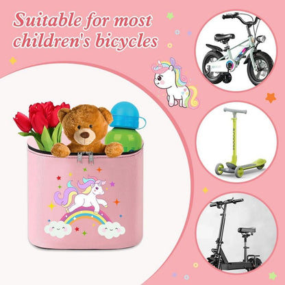 Kinder Fahrradtasche wasserdicht für Laufrad, Dreirad, Scooter - Rosa