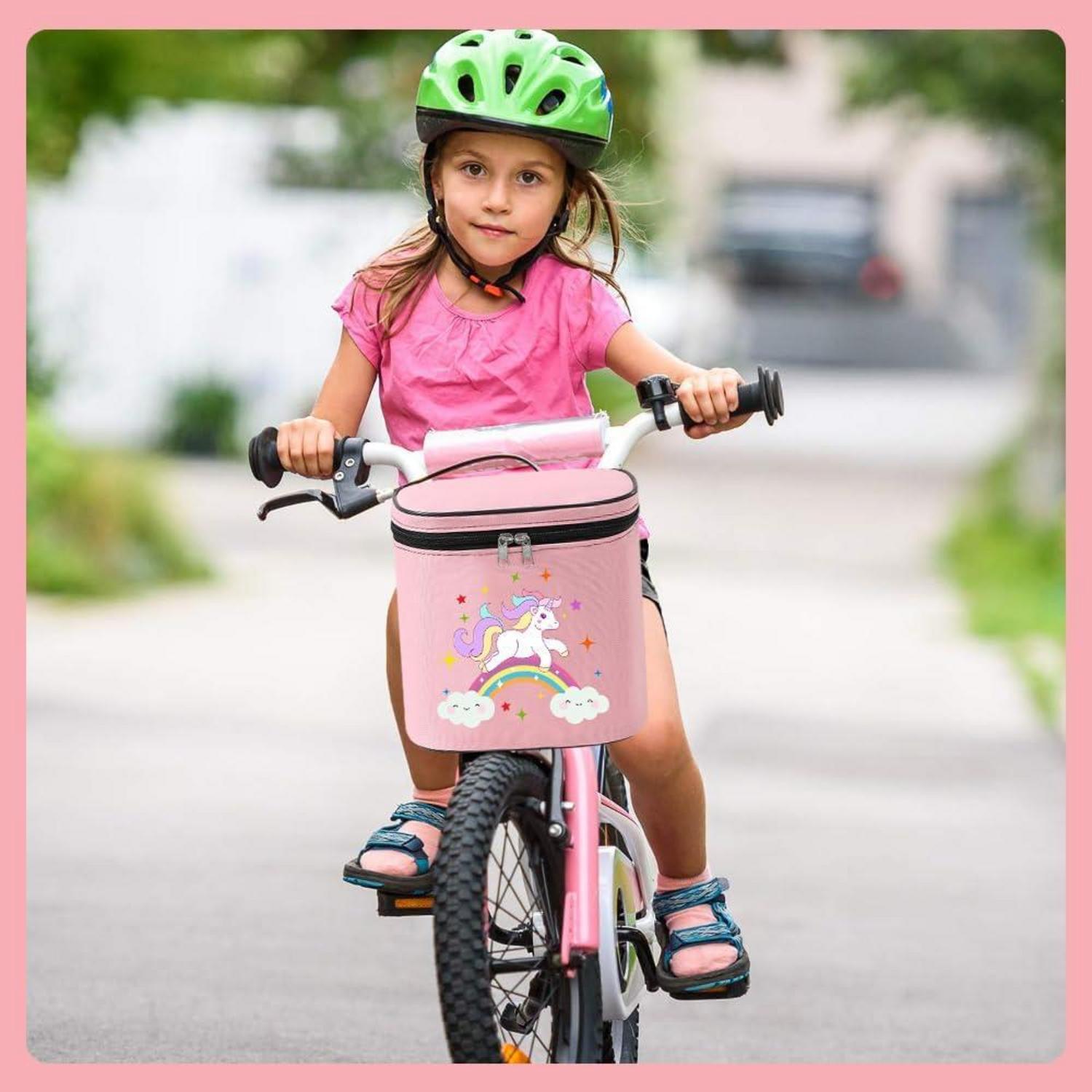 Kinder Fahrradlenkertasche wasserdicht Laufrad Dreirad Rosa