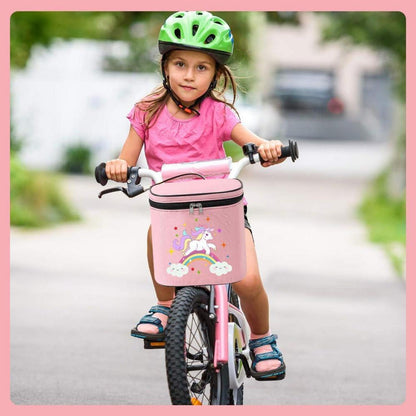 Kinder Fahrradlenkertasche wasserdicht Laufrad Dreirad Rosa