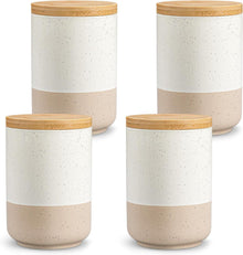 Keramik Vorratsdosen mit Luftdichtem Deckel 550ml 4er Set