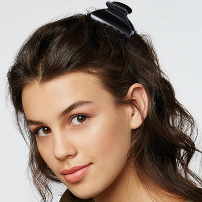 Haarklammer Set Damen Acetat braun mittel klein