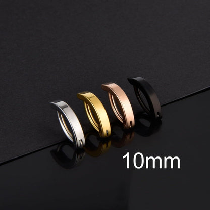 14G Schwarzes Titan Bauchnabelpiercing Clicker Zirkonia 10mm/12mm