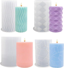 Silikon Kerzenformen Set für DIY Handwerk Home Dekor