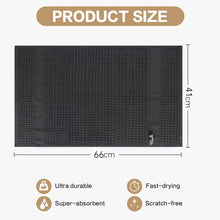 VIVOTE Mikrofaser Geschirrtücher 41x66cm 2er Pack Schwarz