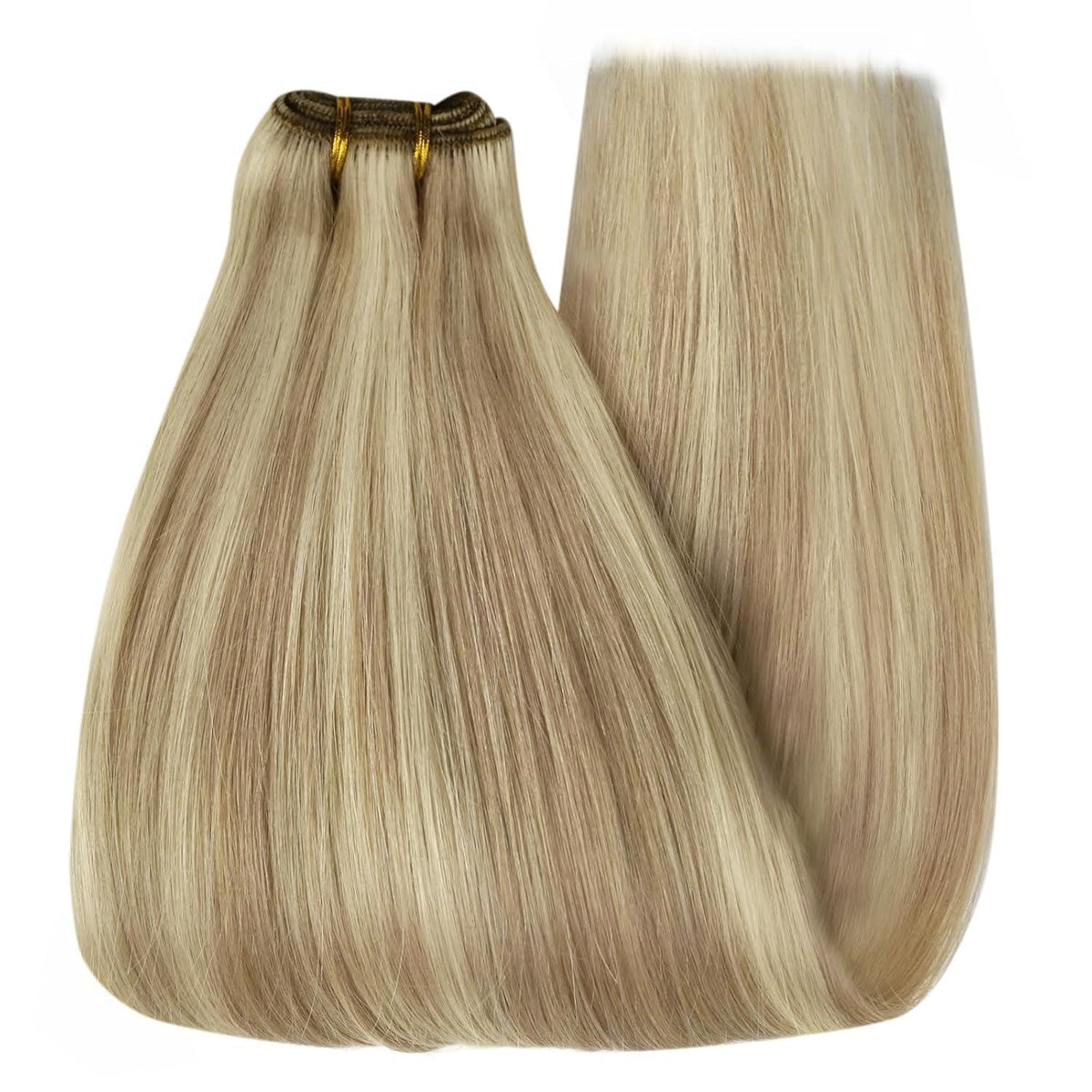 Blond Echthaar Tressen 40cm – Remy Haare, 100g