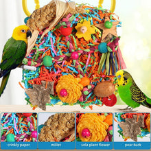 YIXUND Vogelspielzeug Grasmatte Kletterwand für Sittiche