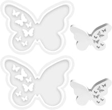 Silikonform Schmetterling Gießform Gipsform Kerzen Sommer 2pcs