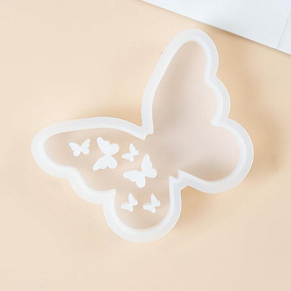 2 Stück Silikonform Schmetterling Gießformen Gipsform Sommer Frühling
