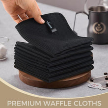 Mikrofasertücher Barista Tuch Schwarz 30x30cm 6 Stück