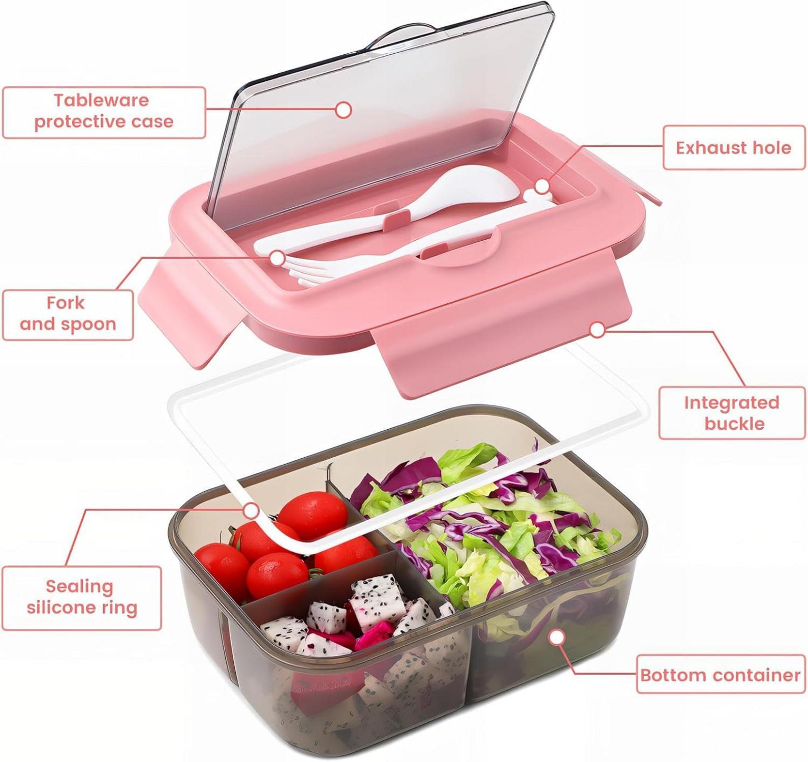 Brotdose Kinder Bento Box Lunchbox Auslaufsicher 1400ML