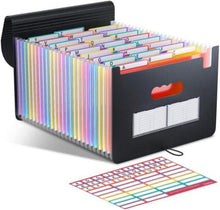 Dokumentenmappe A4 26 Taschen Erweiterbarer Akkordeon Datei Organizer