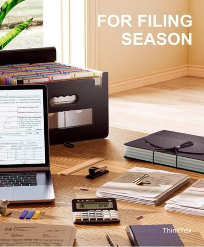 Dokumentenmappe A4 26 Taschen Erweiterbar Akkordeon Organizer