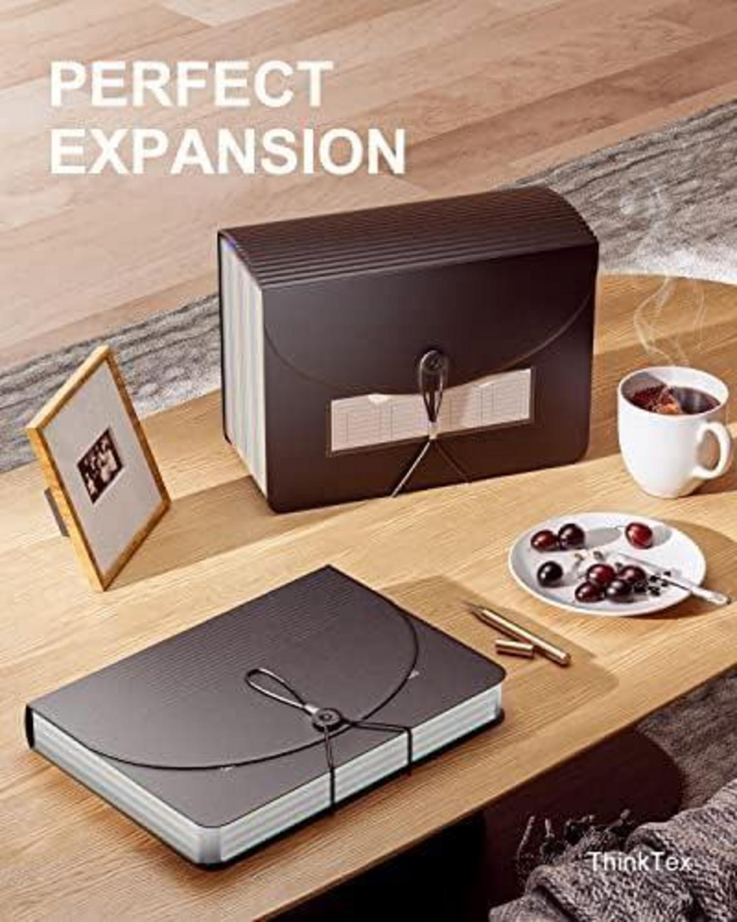 Dokumentenmappe A4 26 Taschen Ordner Akkordeon Großraum Fächermappe