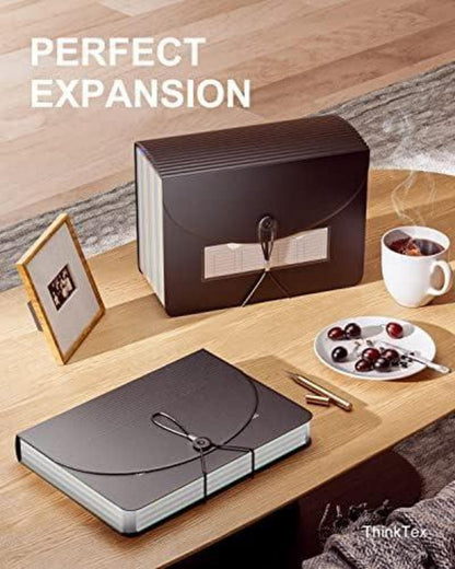 Dokumentenmappe A4 26 Taschen Ordner Akkordeon Großraum Fächermappe