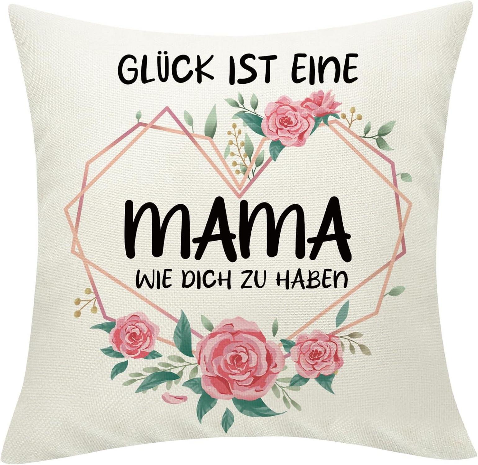 Weihnachtsgeschenk Kissenbezüge Mama 45x45cm Dekokissen Taschen