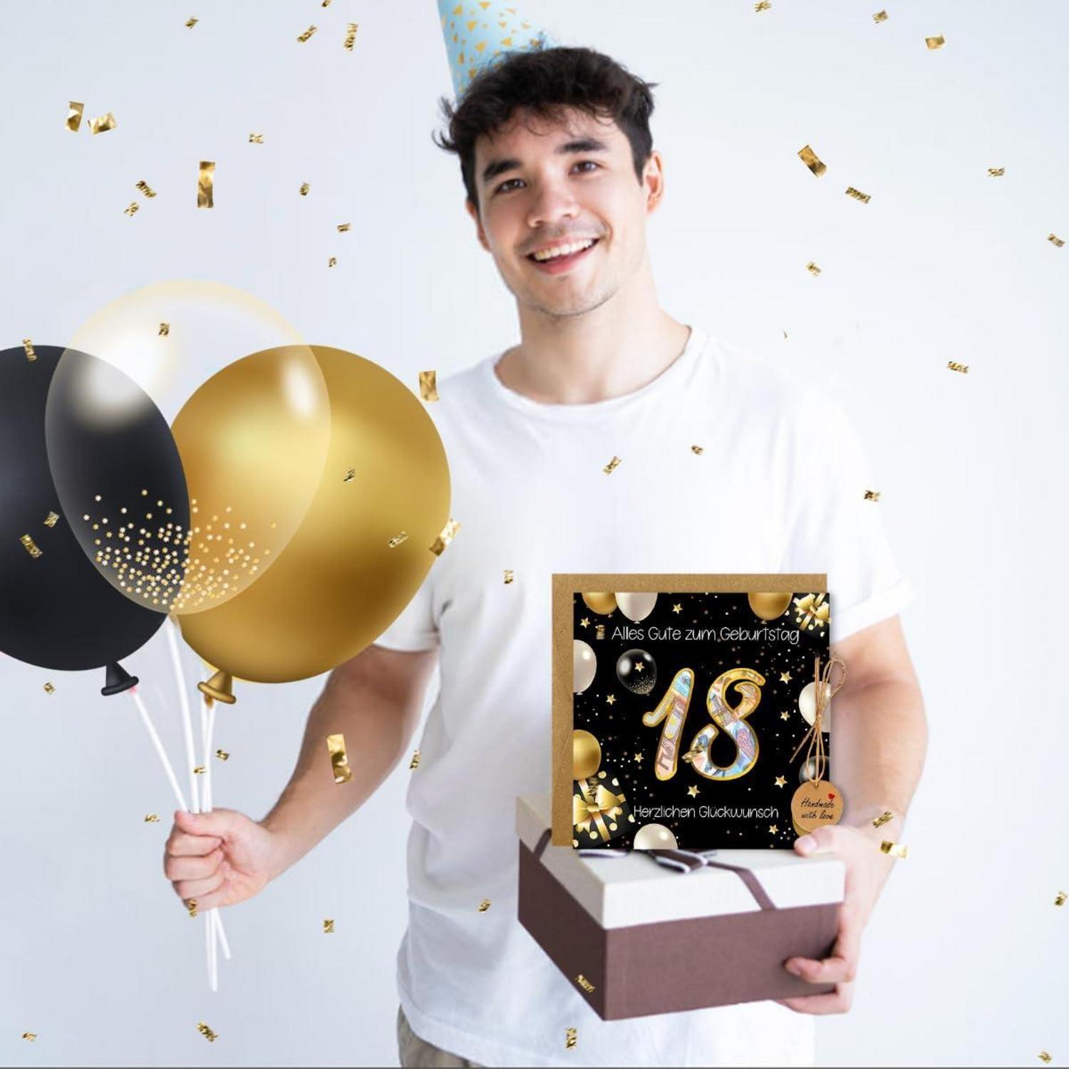 Luckeey Geldgeschenke 18. Geburtstag Verpackung Umschläge Grußkarte