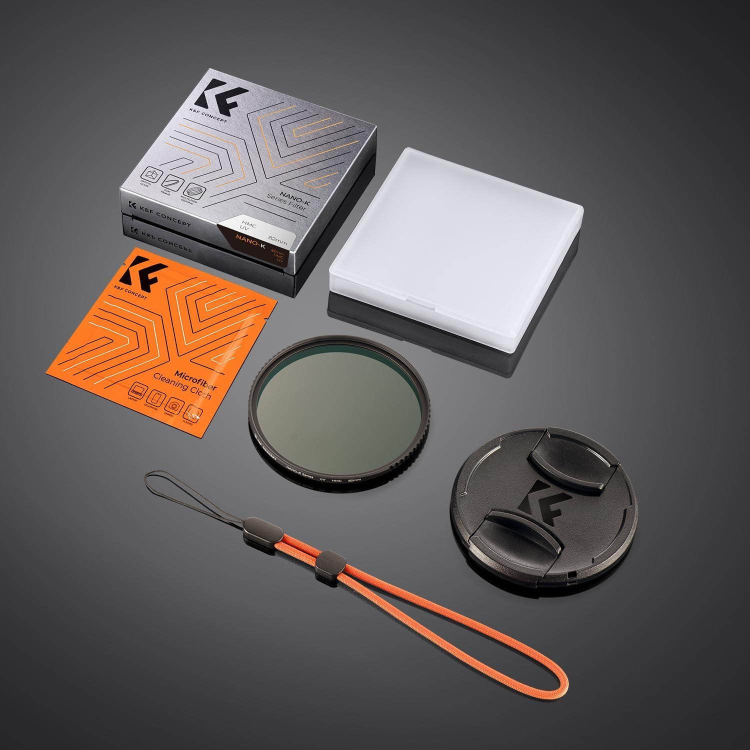 55mm ND Filter Variabler Graufilter ND2-400 mit Objektivdeckel