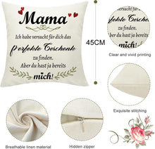 Sunia Mama Kissenbezug 45x45cm Weihnachtsgeschenk Deko