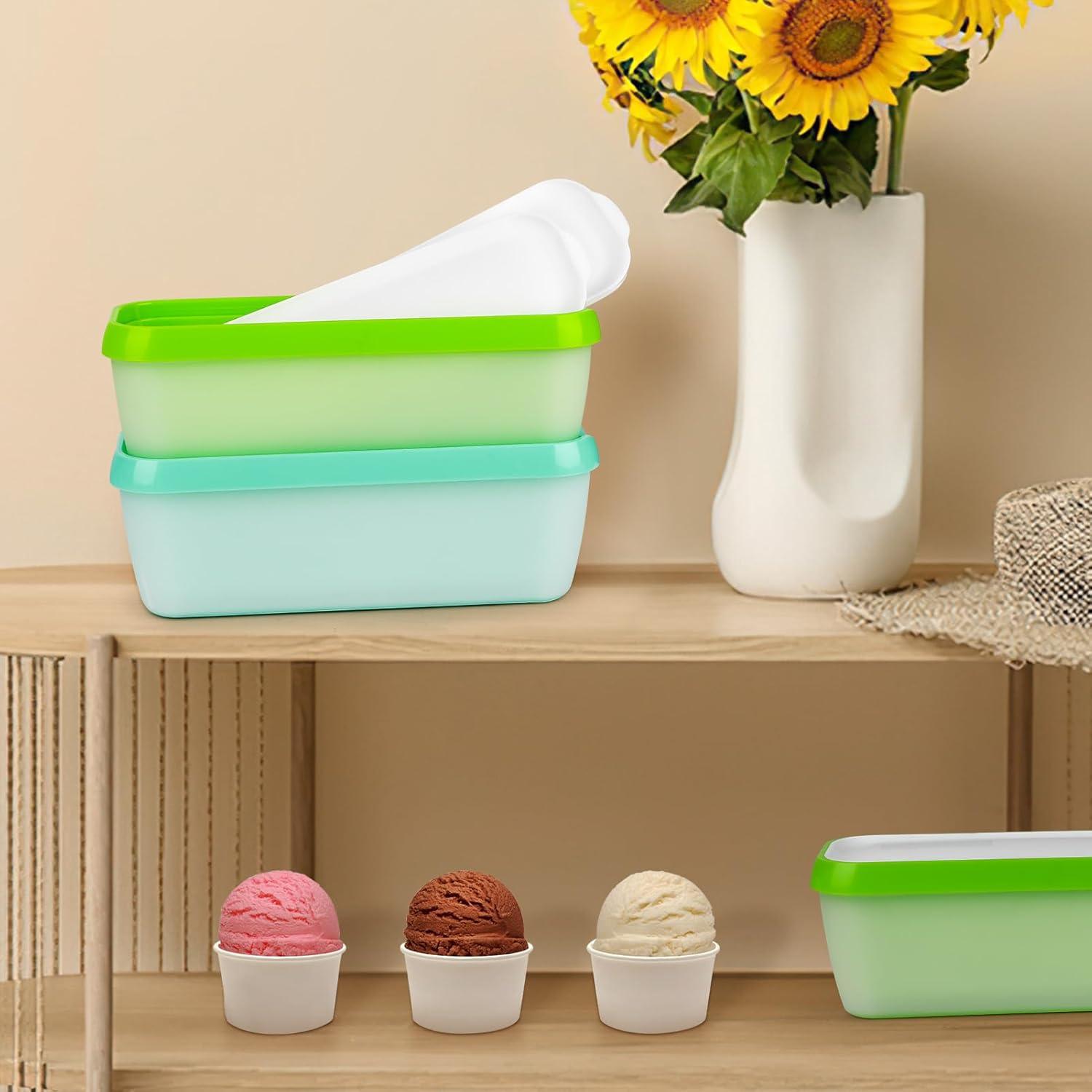 Eisbehälter 2 Stück 1.5 Liter Doppelte Isolierung Sicherheitsverschluss