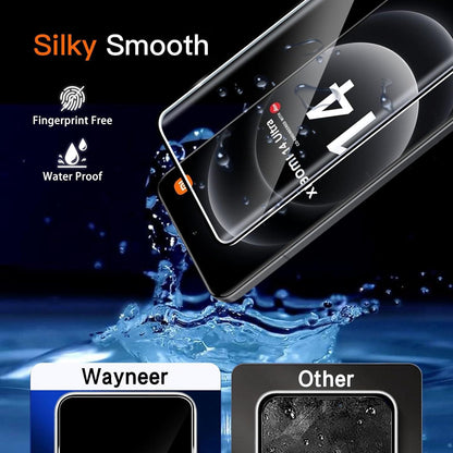 Wayneer Schutzfolie für Xiaomi Mi 14 Ultra - 2er Pack Panzerglas Anti-Kratzen Folie 9H Härte