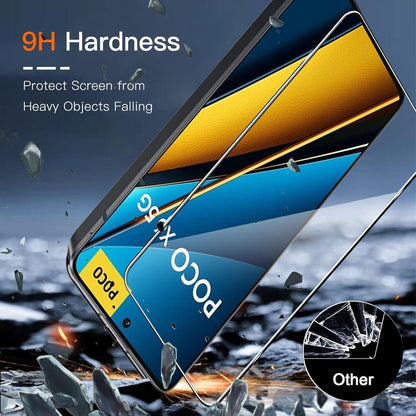 Wayneer Xiaomi POCO X6 5G Schutzfolie Panzerglas 6er Set
