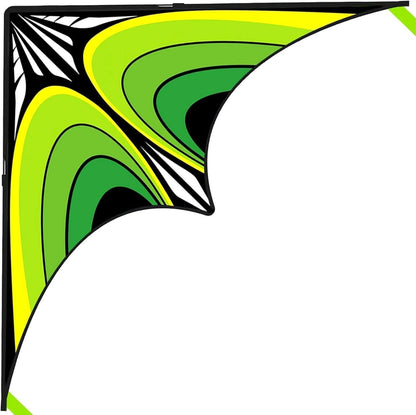 Simxkai Delta Kite for Kids and Adults Easy to Fly Green