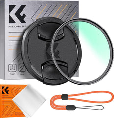 Hochwertiger Objektivdeckel 49mm UV Filter Reinigungstuch