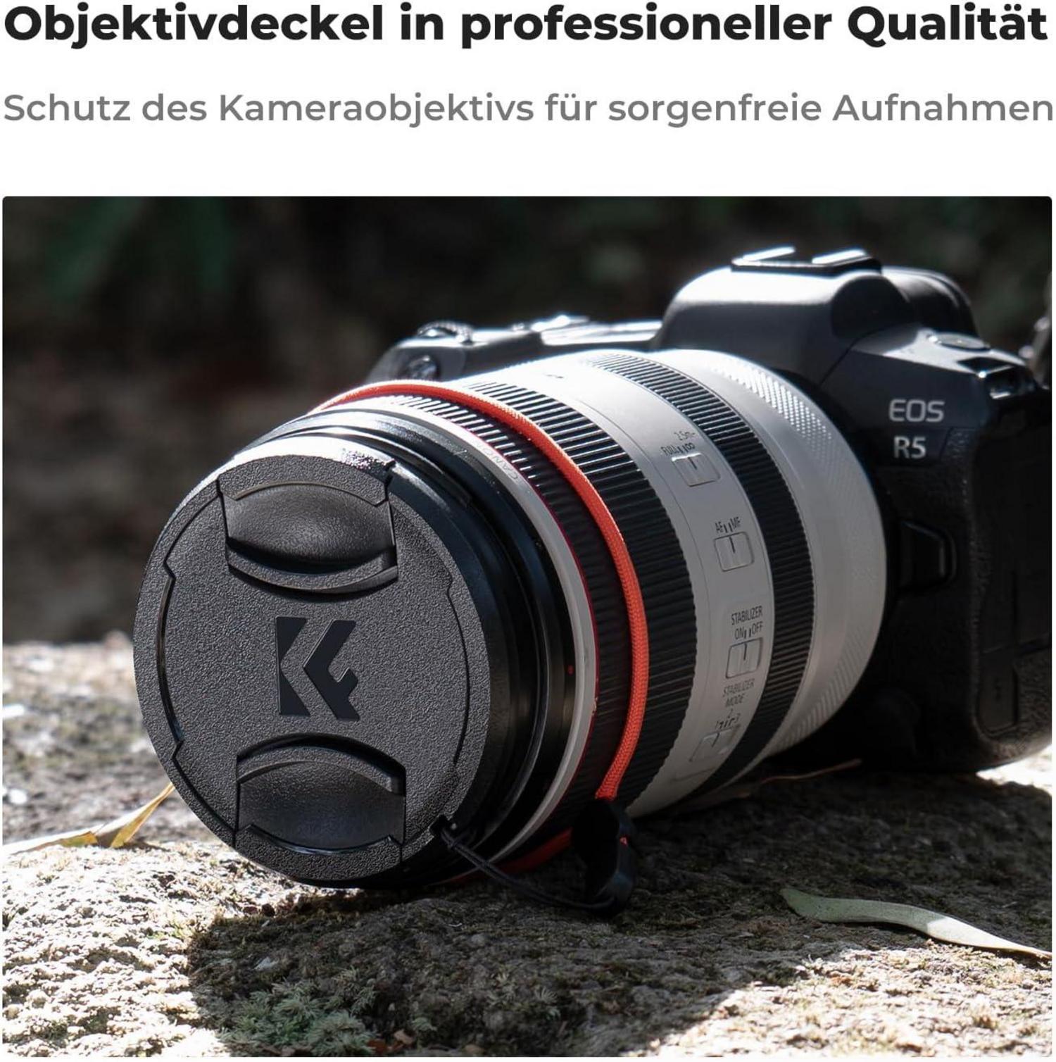49mm UV Filter Objektivdeckel Reinigungstuch Set Nano-Beschichtung