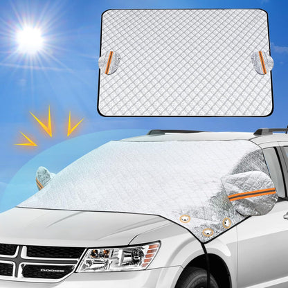 FREESOO Sonnenschutz Windschutzscheibenabdeckung SUVs 240×260cm