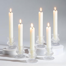 Moderne Glas Kerzenhalter Set für dekorative Tischdekoration