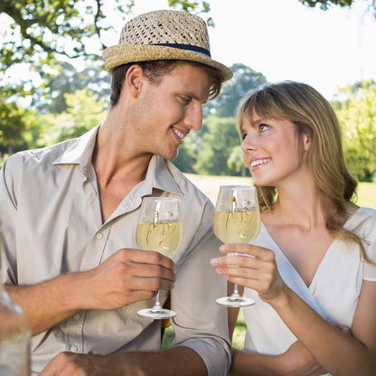 Weingläser für Paare Hochzeit Verlobung Geschenk-Set