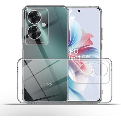 Crystal Clear Silikonhülle für Oppo Reno 11 F Handytasche