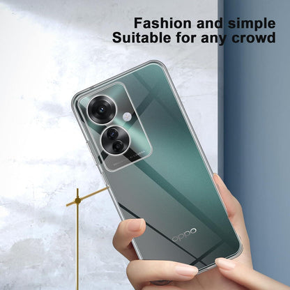 Crystal Clear Silikonhülle für Oppo Reno 11 F Handytasche