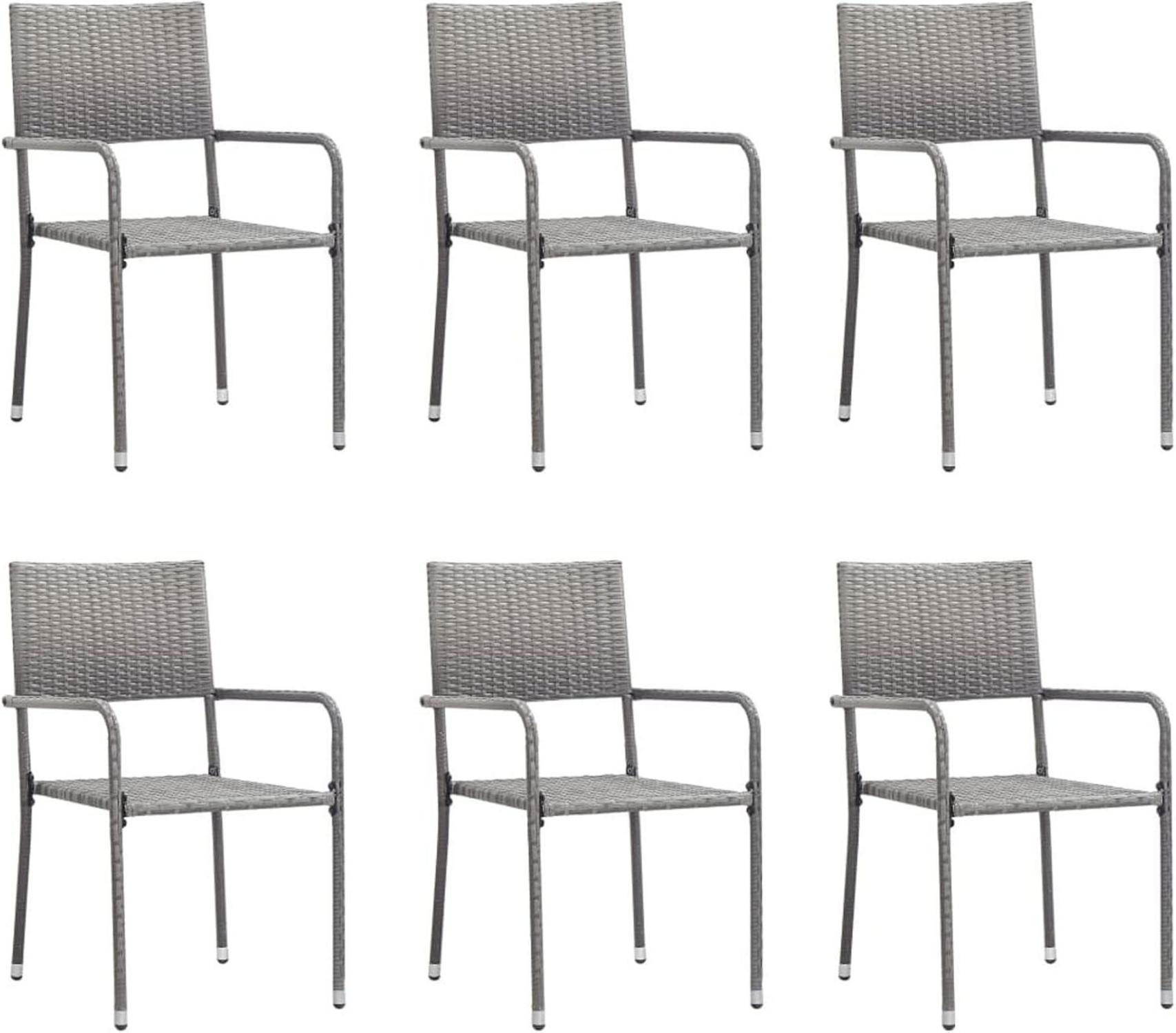 Garten Essgruppe 6 Personen, Gartenmöbel Rattan Set