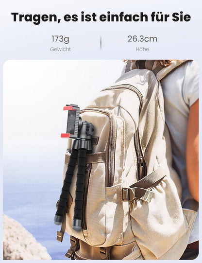 Handy Stativ Mini Octopus für Smartphone Kamera 360° Drehbar