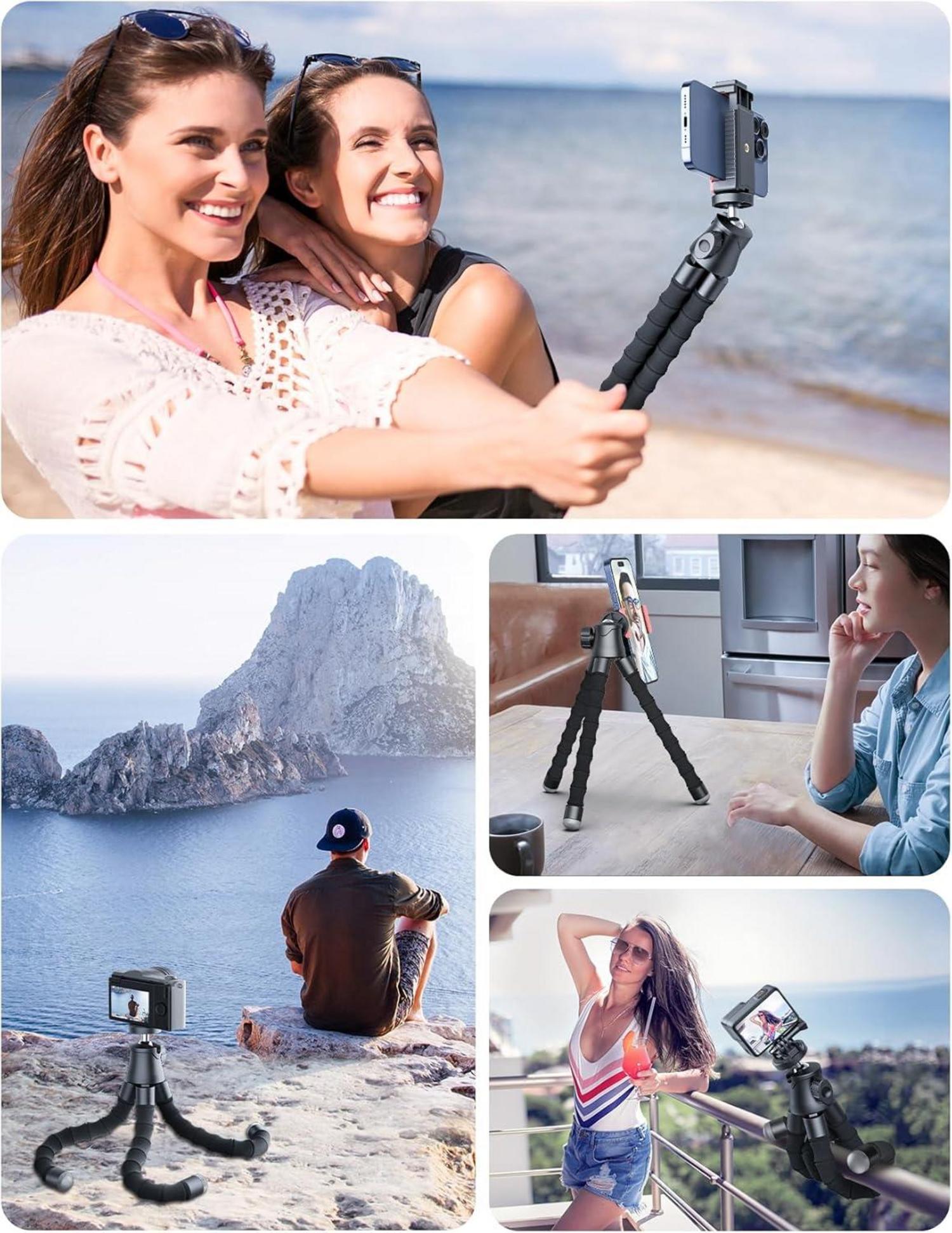 Handy Stativ Mini Octopus für Smartphone Kamera 360° Drehbar