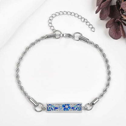 VONALA 925 Sterling Silber Schmetterling Urne Armband Frauen Gedenkschmuck
