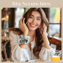 Lolalet Große Seide Scrunchies Satin Haargummis Damen