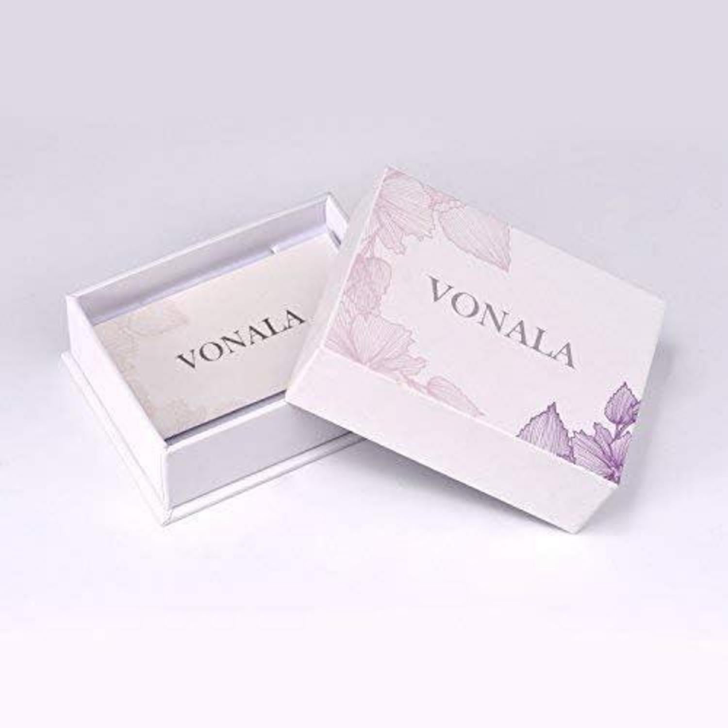 VONALA Spirale Ohrringe 925 Sterling Silber Tropfen CZ Frauen Mädchen