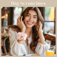 4er Set Lolalet Seidige Satin Haargummis für Damen & Mädchen