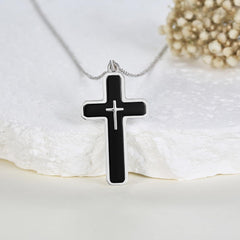 925 Sterling Silber Kreuz Halskette Anhänger Geschenke