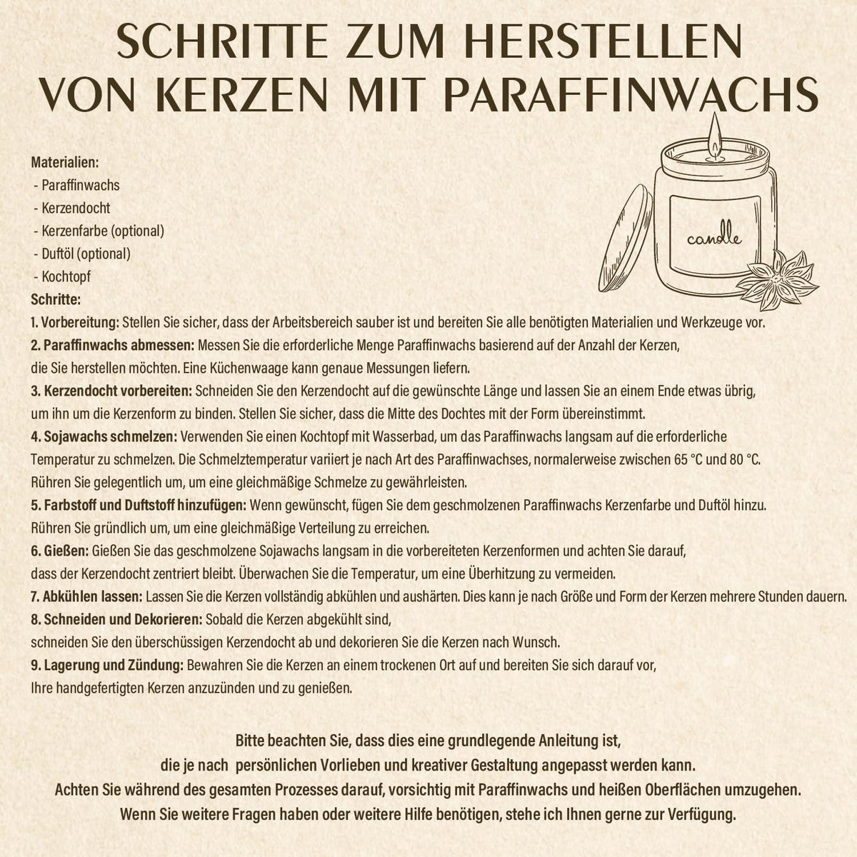 Sojawachs Flocken 20KG – Natürliches Wachs für Kerzen