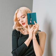 ANYWN Geldbeutel Damen klein aus Kunstleder in schönen