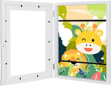 A4 Bilderrahmen Kinderzeichnungen Kunst weiß 1pc