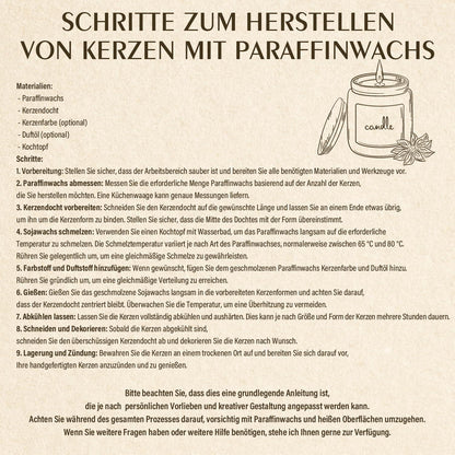 Sojawachs Flocken 10KG – Natürliches Wachs für Kerzen