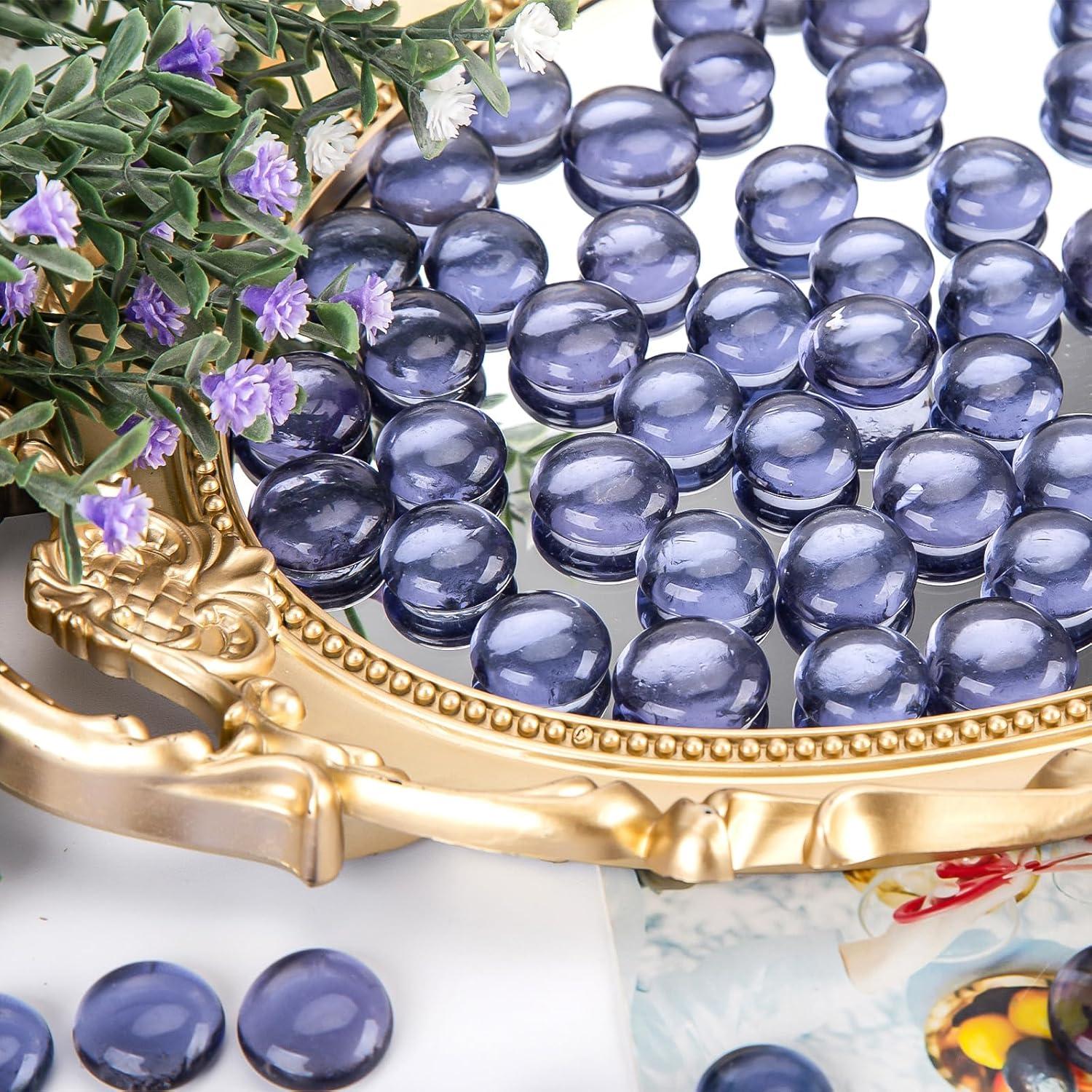 Lila Glasnuggets 450g Deko Mosaiksteine Kinder Basteln 1,7-1,9cm