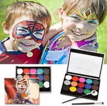 2er Set Halloween Kinderschminke mit 15 Farben
